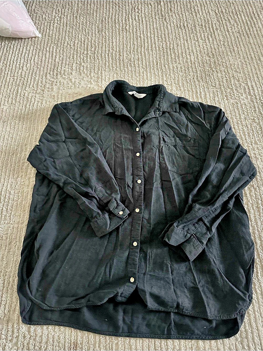 Black Button Down Shirt